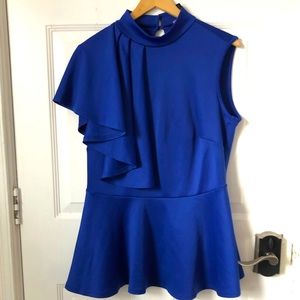 Sleeveless Peplum Top